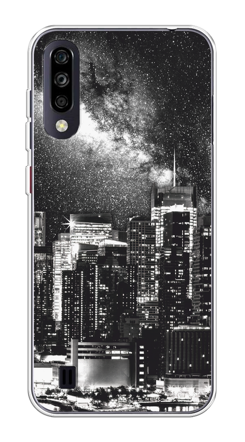 

Чехол на ZTE Blade A7 (2020) "Ночной Нью-Йорк", Черный;серый;белый, 133750-1