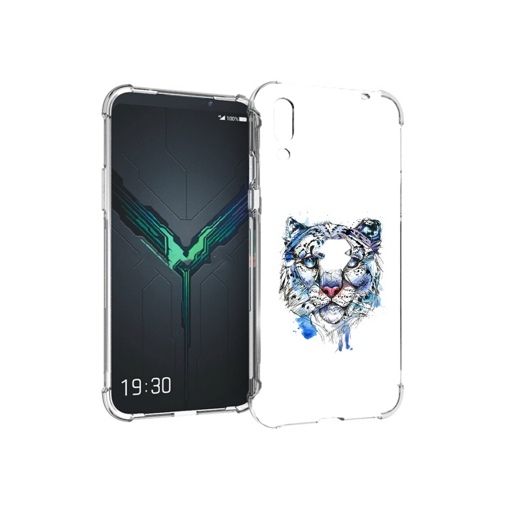 

Чехол MyPads Tocco для Xiaomi Black Shark 2 водяной тигр (PT144492.263.263), Прозрачный, Tocco