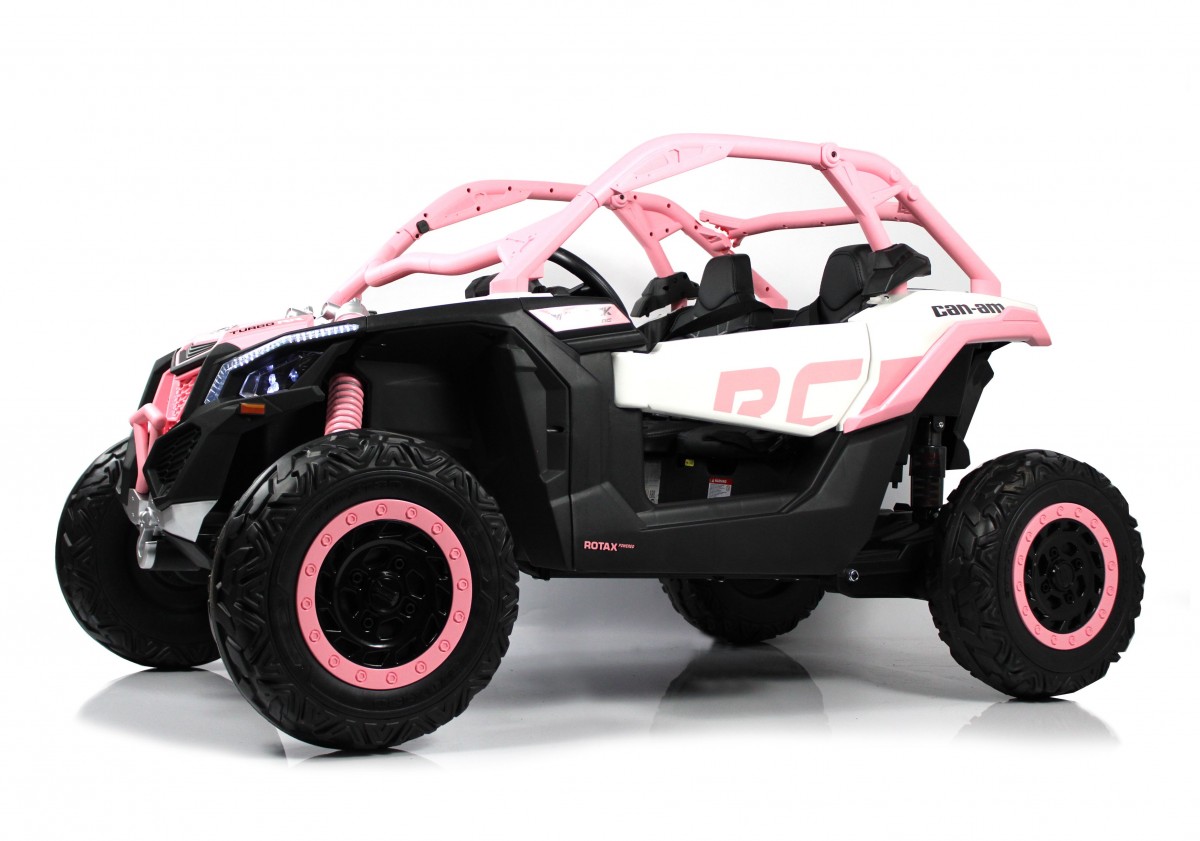 

Детский электромобиль RIVERTOYS BRP Can-Am Maverick Y111YY светло-розовый, электромобиль BRP Can-Am Maverick (Y111YY)