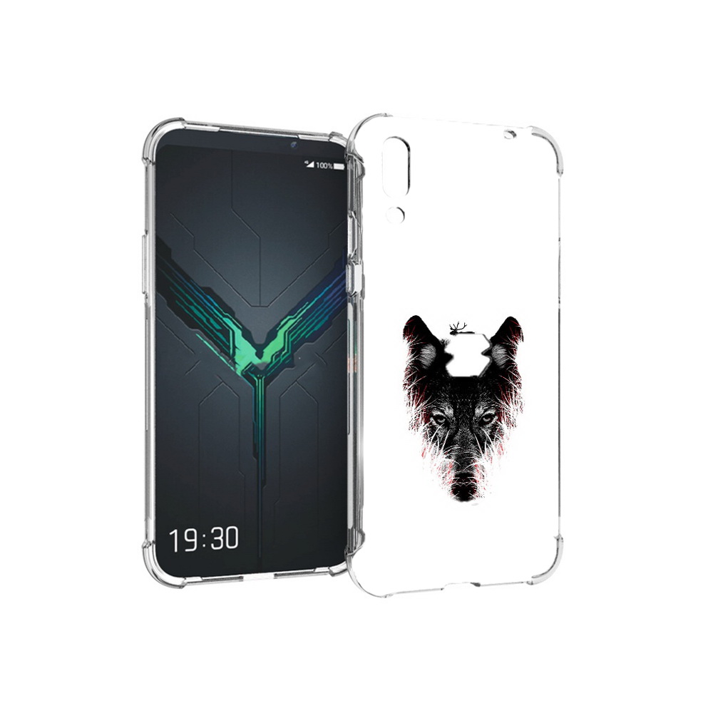 

Чехол MyPads Tocco для Xiaomi Black Shark 2 волк в траве (PT144492.263.267), Прозрачный, Tocco