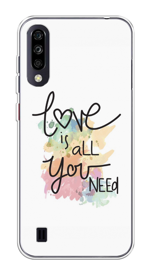 

Чехол на ZTE Blade A7 (2020) "Love is all you need", Белый;черный;зеленый, 133750-1