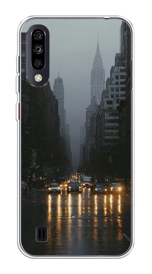 

Чехол на ZTE Blade A7 (2020) "Дождливый Нью Йорк", Черный;серый, 133750-1