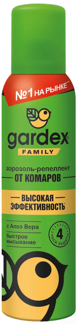 

Аэрозоль от комаров Gardex Family SSS-15169992 150 мл, Family