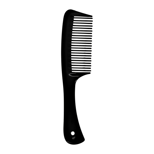 Гребень для волос LADY PINK BASIC black с ручкой kaizer гребень деревянный с ручкой редкие зубцы 185 мм