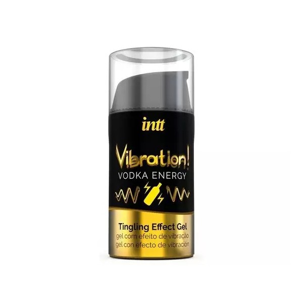 фото Жидкий интимный гель с эффектом вибрации intt vibration! vodka energy 15 мл