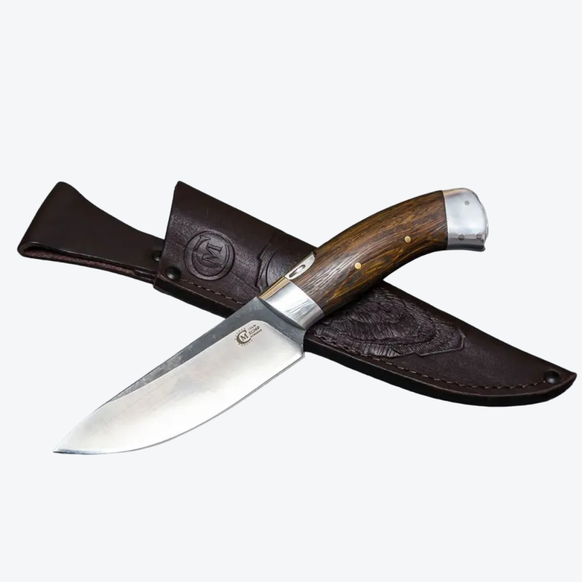 Нож Мастерская Семина Кайман сталь Х12МФ цельнометаллический рукоять венге 10800₽