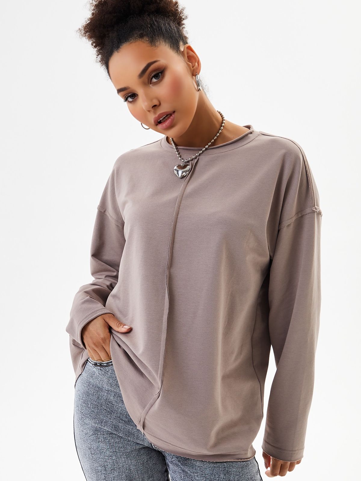 

Лонгслив женский HIGH TEMP 1119F2 бежевый 42/44 RU, 1119F2