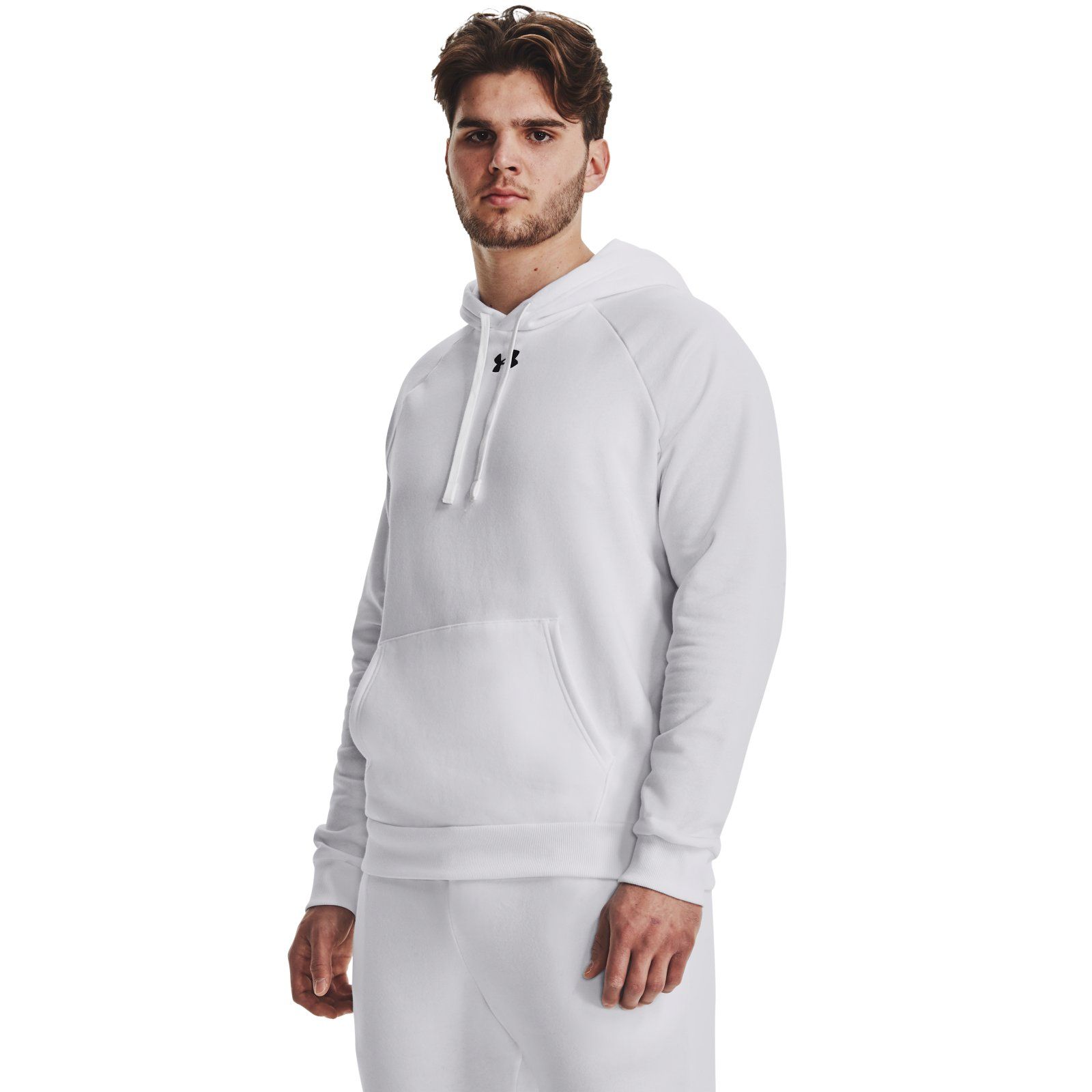 

Худи мужское Under Armour Ua Rival Fleece Hoodie белое SM, Белый, Ua Rival Fleece Hoodie