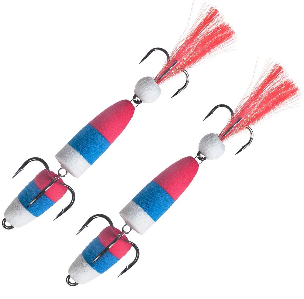 

Мандула для рыбалки 2шт NEXT классическая S-70мм 070, белый-синий-красн/ На щуку, Белый;синий;красный, Мандулка new stl228