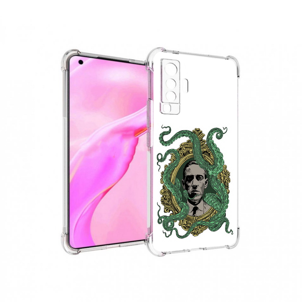 

Чехол MyPads Tocco для Vivo X50 портрет с кракеном (PT226969.391.552), Прозрачный, Tocco