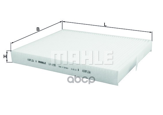 

MAHLE LA1158 LA 1158_фильтр воздушный кабины!\ MB