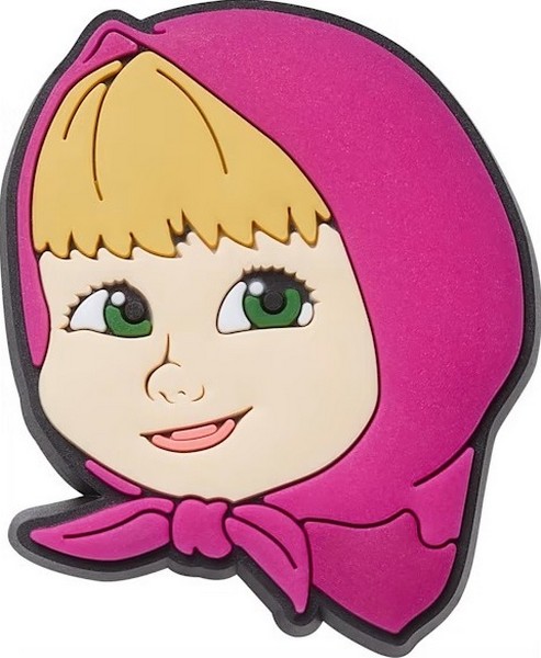 

Украшение для обуви Crocs Masha And The Bear Masha 10008329, Розовый, Masha And The Bear Masha