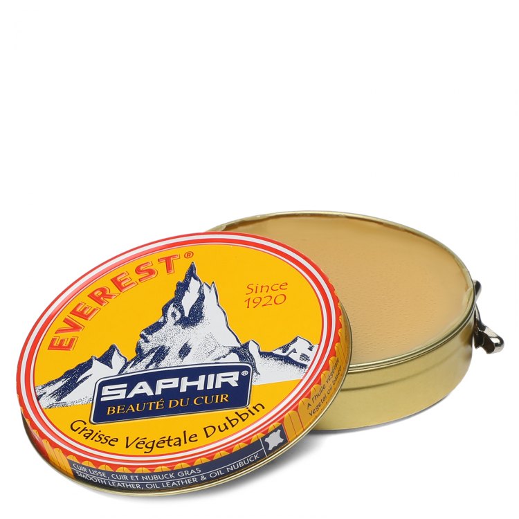 

Крем для обуви Saphir GRAISSE EVEREST для гладкой кожи бесцветный 100 мл, GRAISSE EVEREST