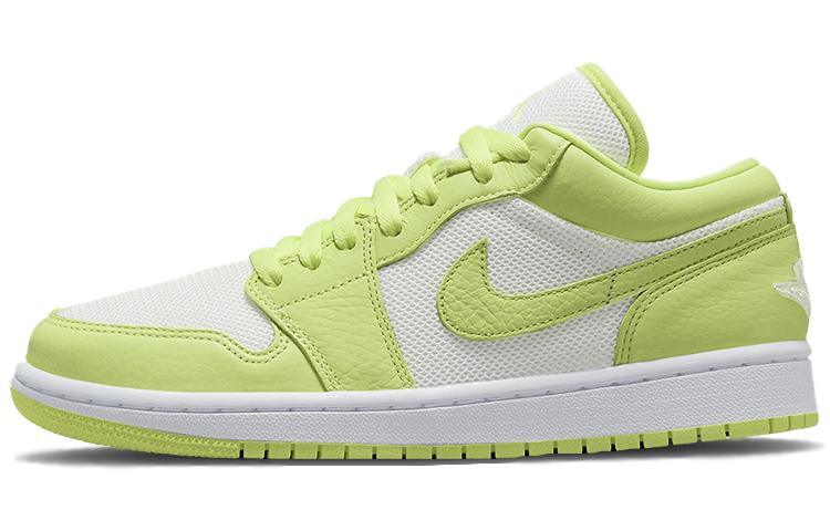 

Кеды унисекс Jordan Air Jordan 1 low limelight зеленые 40.5 EU, Зеленый, Air Jordan 1 low limelight