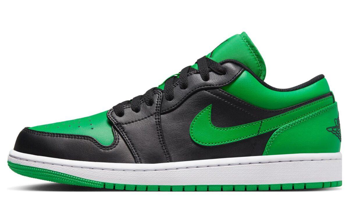 

Кеды унисекс Jordan Air Jordan 1 Low Lucky Green зеленые 40.5 EU, Зеленый, Air Jordan 1 Low Lucky Green