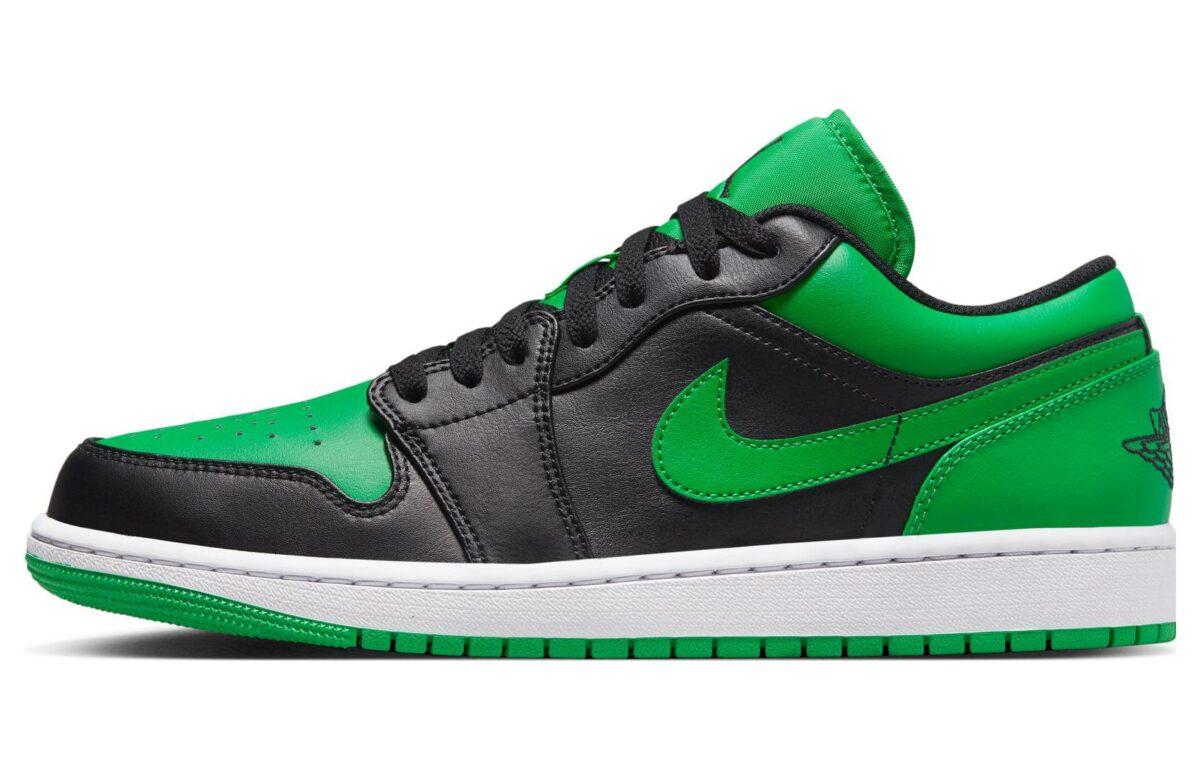

Кеды унисекс Jordan Air Jordan 1 Low Lucky Green зеленые 45.5 EU, Зеленый, Air Jordan 1 Low Lucky Green