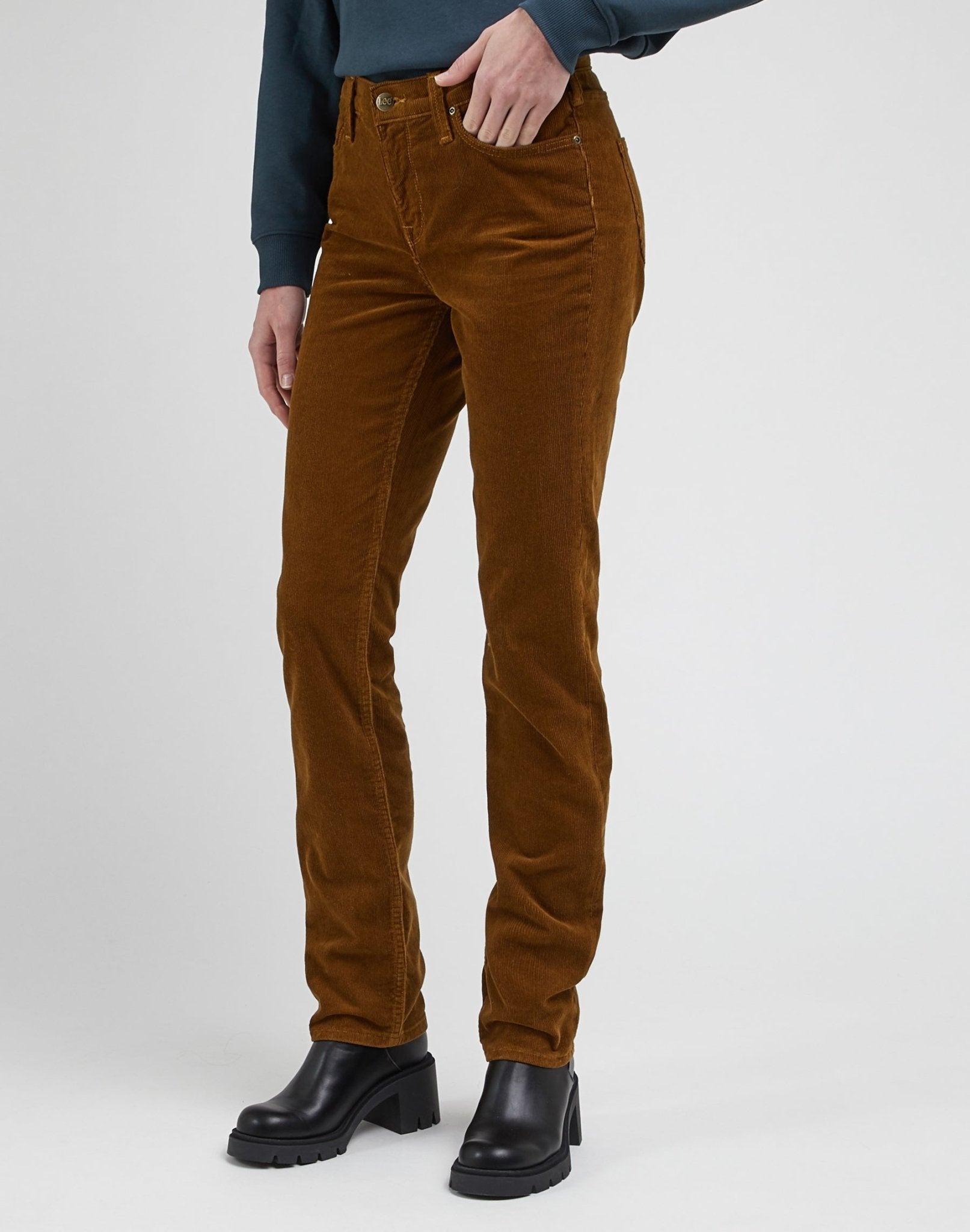 

Джинсы женские Lee Women Marion Straight Jeans коричневые 33/31, Коричневый, Women Marion Straight Jeans