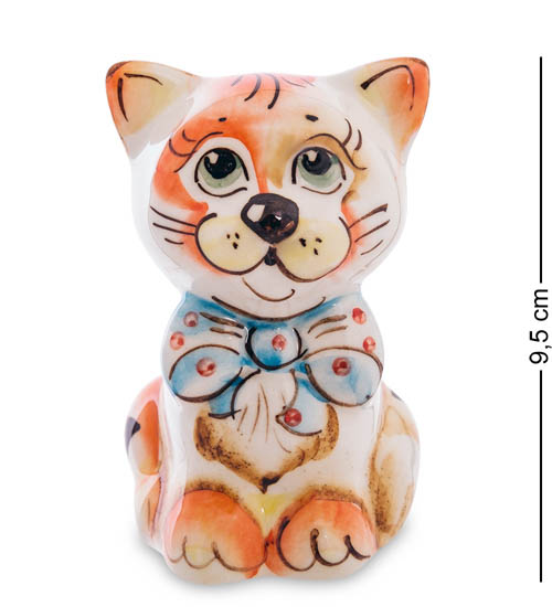 

Фигурка Кот с бантом (Гжельский фарфор) ГЛ-568 113-706771