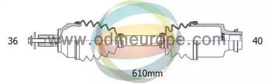 

Полуось Прав Vw Tiguan Dsg7 ODM 18212560