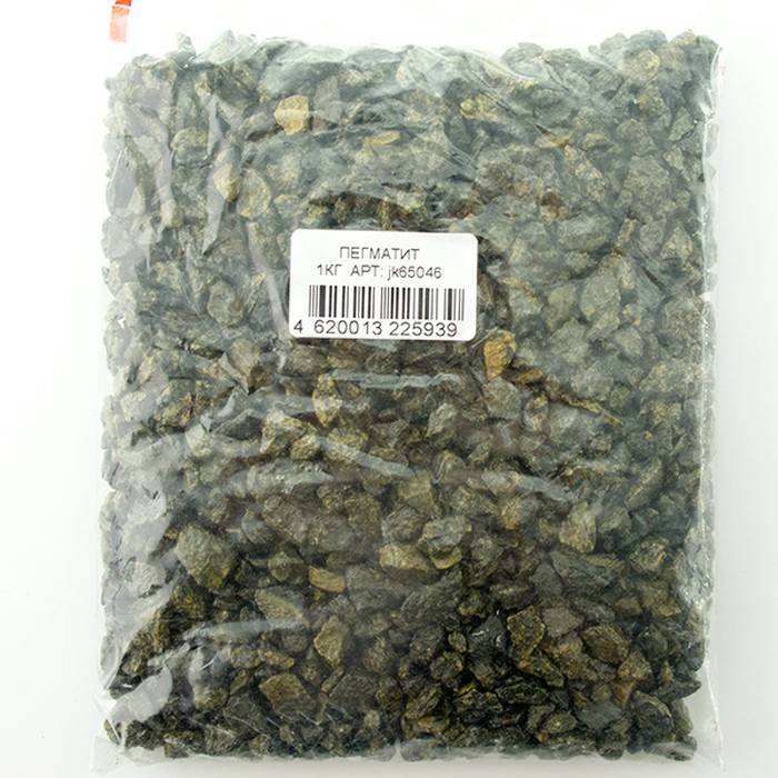 Грунт для аквариума Jack&King природный пегматит 1 кг