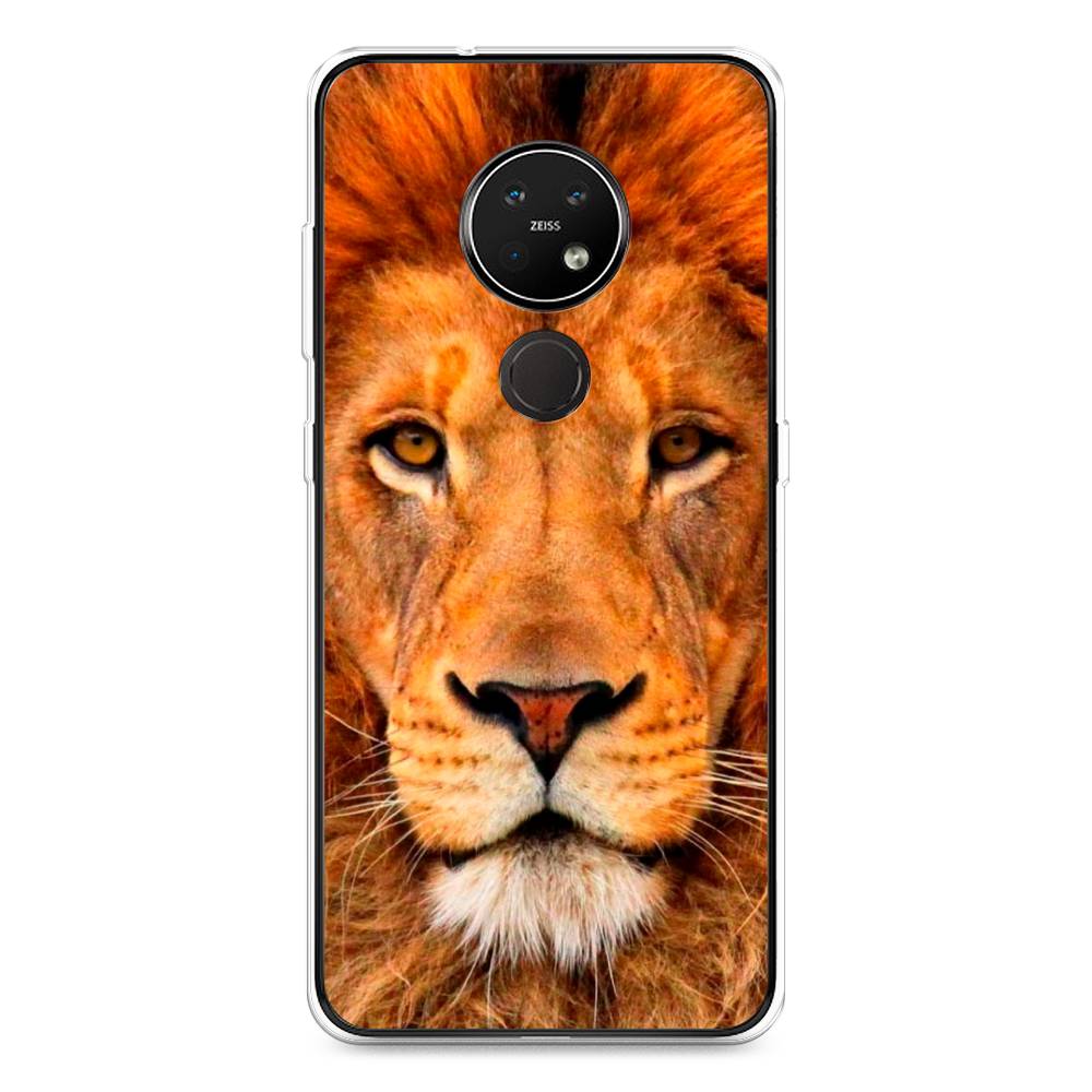 

Чехол на Nokia 6.2 "Благородный лев", Оранжевый, 123050-1