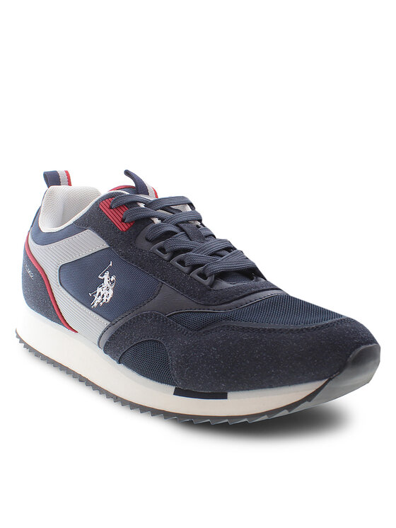 

Кроссовки мужские U.S. POLO Assn. Ethan ETHAN001 синие 43 EU, Синий, Ethan ETHAN001