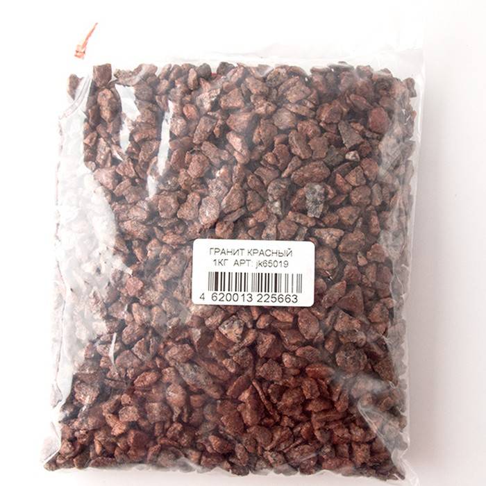 Грунт для аквариума Jack&King природный гранит красный 1 кг