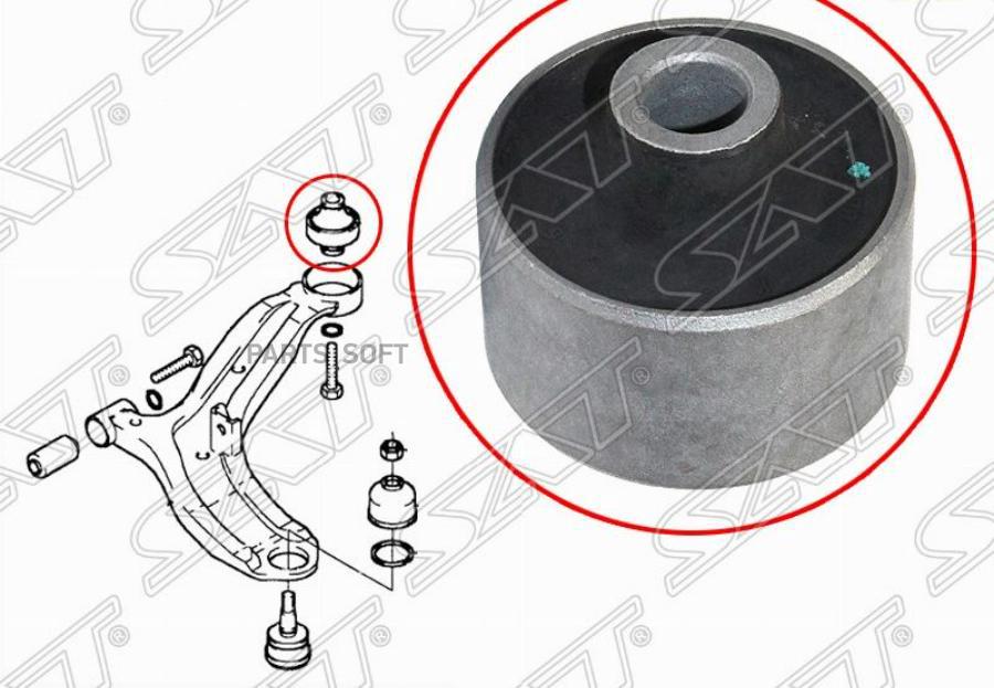

SAT ST-54555-25000 Сайлентблок переднего рычага задний ТАГАЗ HYUNDAI ACCENT 99-12 RH=LH 1ш