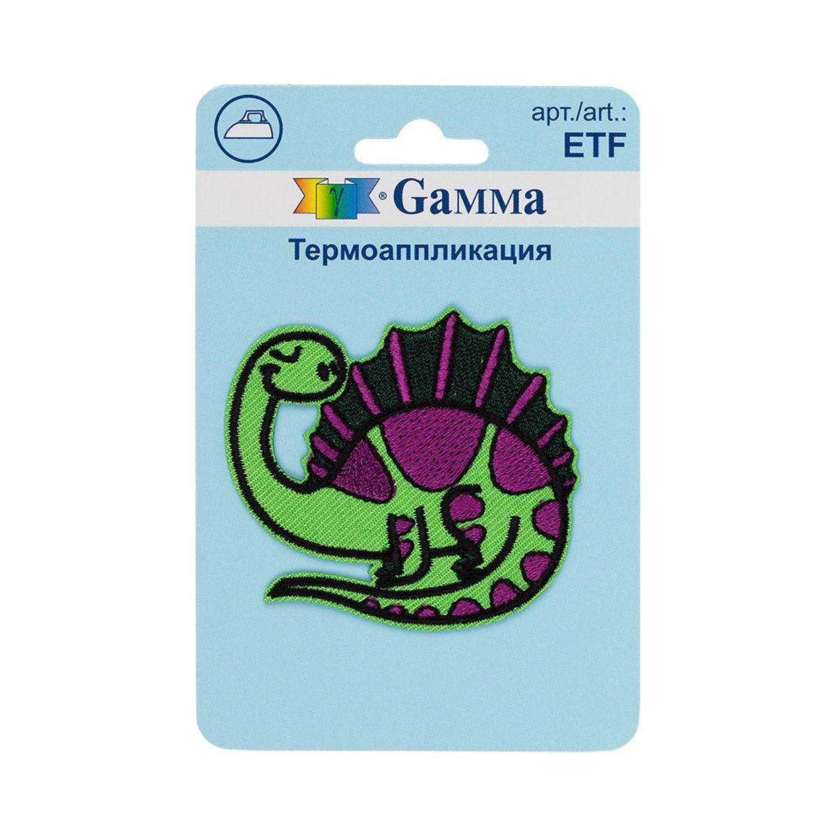Gamma №02, 1 шт, 01-217 Динозаврик, 5,6х5,1 см