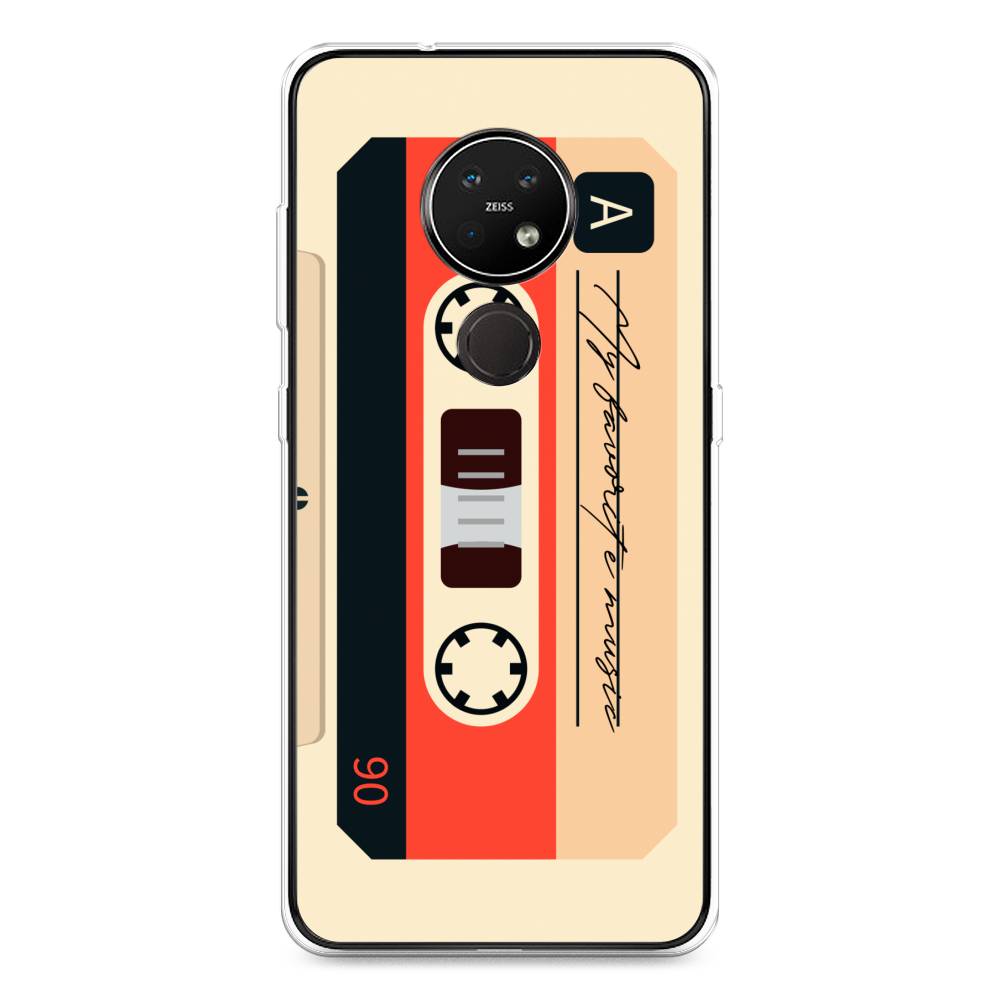 

Чехол на Nokia 6.2 "Бежевая кассета", Черный;красный;бежевый, 123050-6