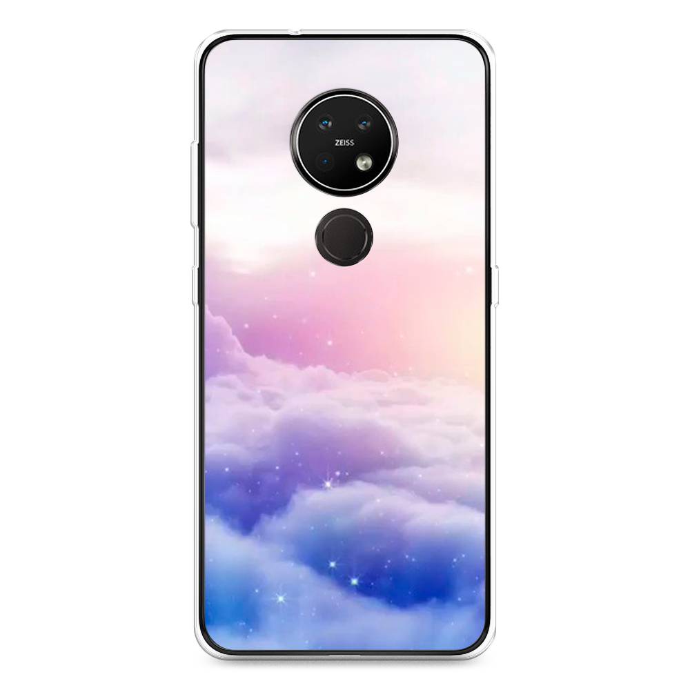 

Чехол на Nokia 6.2 "Небеса", Голубой;белый;розовый, 123050-2