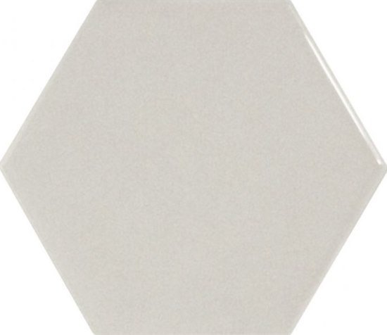 фото Плитка equipe hexagon scale wall 21912 light grey 10.7x12.4 0.5 м2