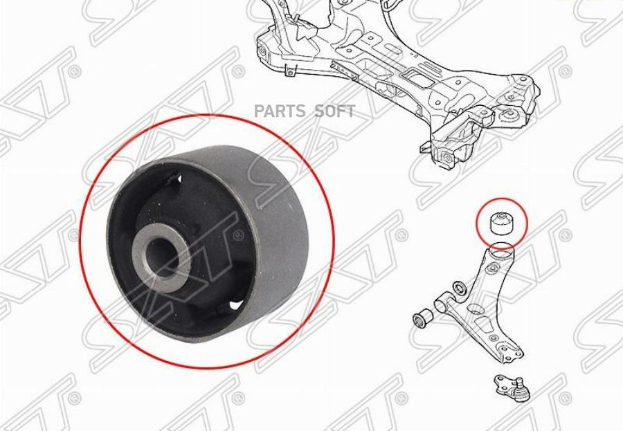 

SAT ST-54584-2S000 Сайлентблок переднего нижнего рычага задний HYUNDAI IX35/TUCSON 09-/SON