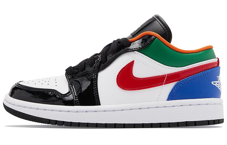 

Кеды унисекс Jordan Air Jordan 1 low multi-color разноцветные 36.5 EU, Разноцветный, Air Jordan 1 low multi-color