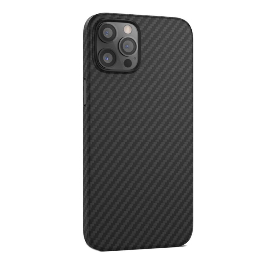 

Ультратонкий чехол из арамида WIWU Kevlar Armor для iPhone 12 Pro Max Black