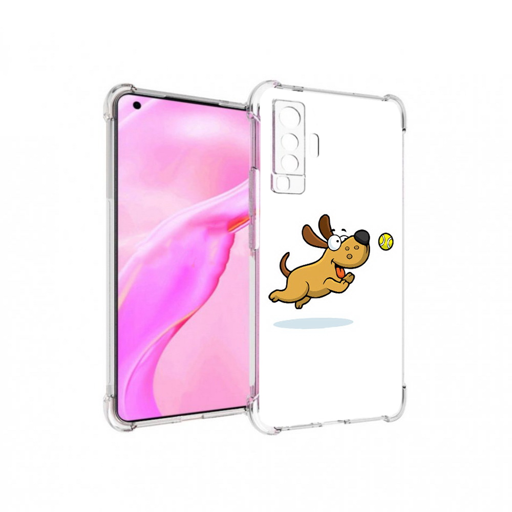 

Чехол MyPads Tocco для Vivo X50 пёсик (PT226969.391.563), Прозрачный, Tocco
