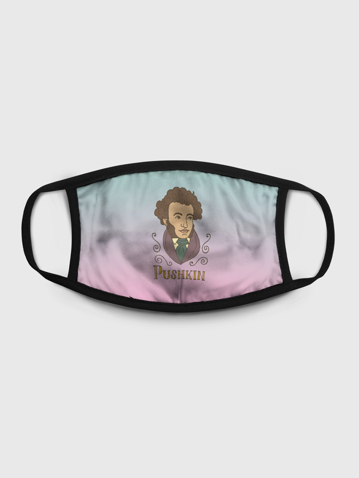 

Многоразовая маска унисекс Burnettie А. С. Пушкин, Разноцветный, А. С. Пушкин