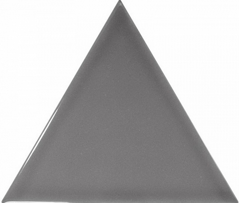 фото Плитка equipe scale 23817 triangolo dark grey 10.8x12.4 0.2 м2