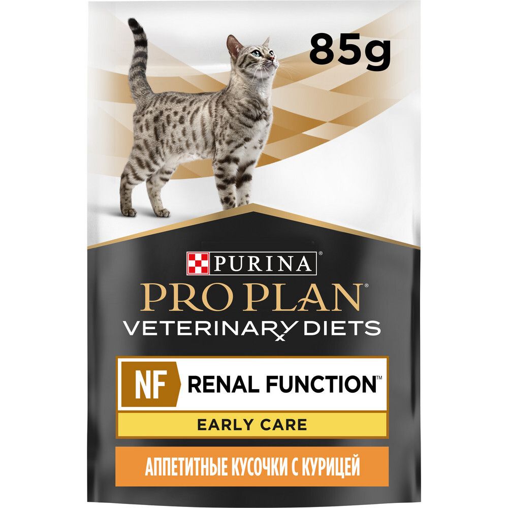 Влажный корм для кошек Pro Plan Veterinary Diets NF, курица, 10 шт по 85 г