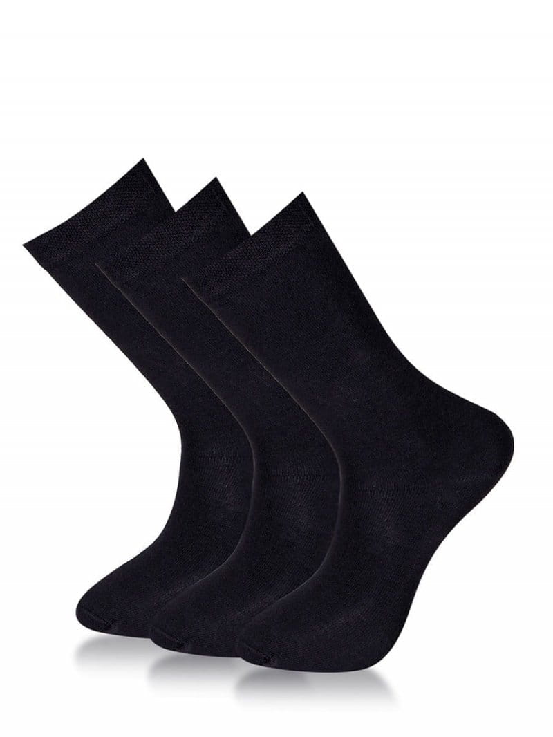 Набор носков мужских Sis 2007 Biocotton черных 39-42. Цвет: черный
