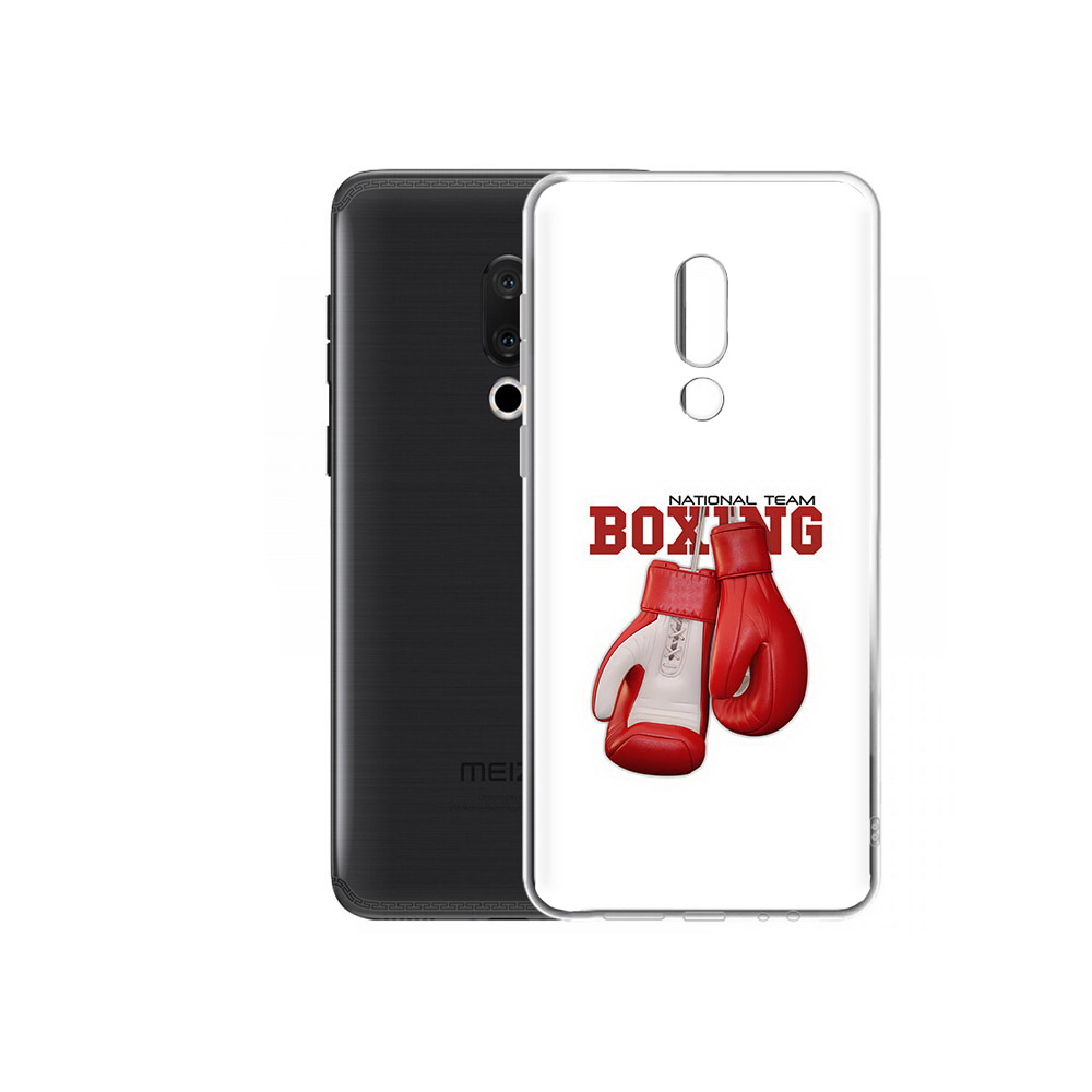 

Чехол MyPads Tocco для Meizu M15 Plus боксерские перчатки, Прозрачный, Tocco