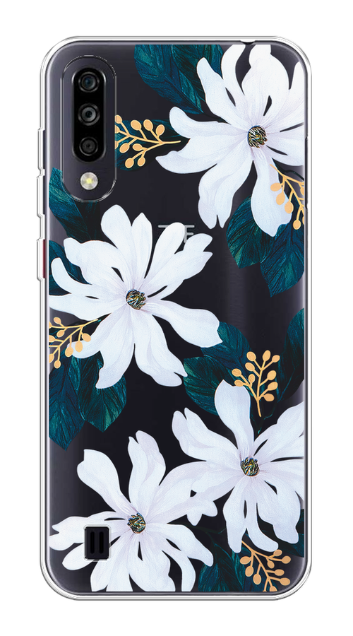 

Чехол на ZTE Blade A7 (2020) "Delilah Flower", Зеленый;белый, 133750-1