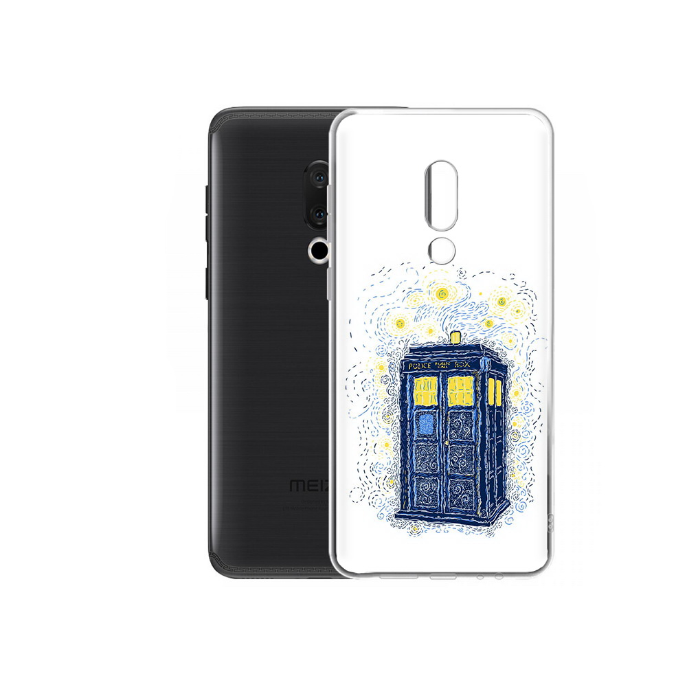 

Чехол MyPads Tocco для Meizu M15 Plus будка рисунок, Прозрачный, Tocco