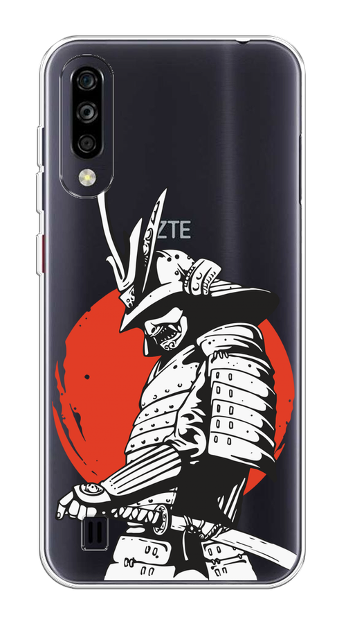 

Чехол на ZTE Blade A7 (2020) "Самурай с катаной", Черный;красный;белый, 133750-1