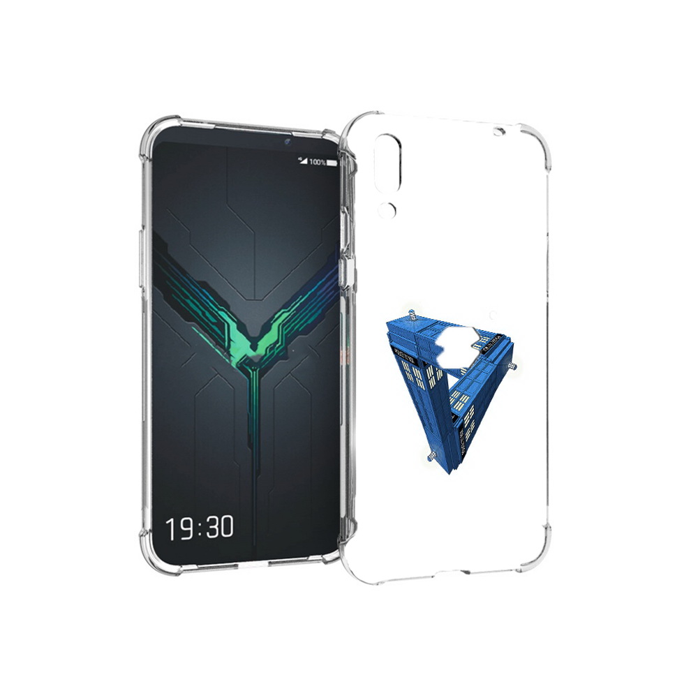 

Чехол MyPads Tocco для Xiaomi Black Shark 2 головолока абстракция (PT144492.263.291), Прозрачный, Tocco