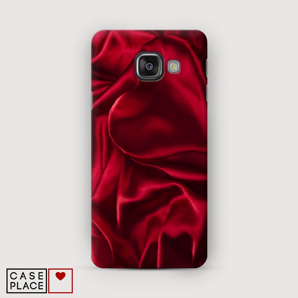 фото Чехол awog "текстура красный шелк" для samsung galaxy a5 2016
