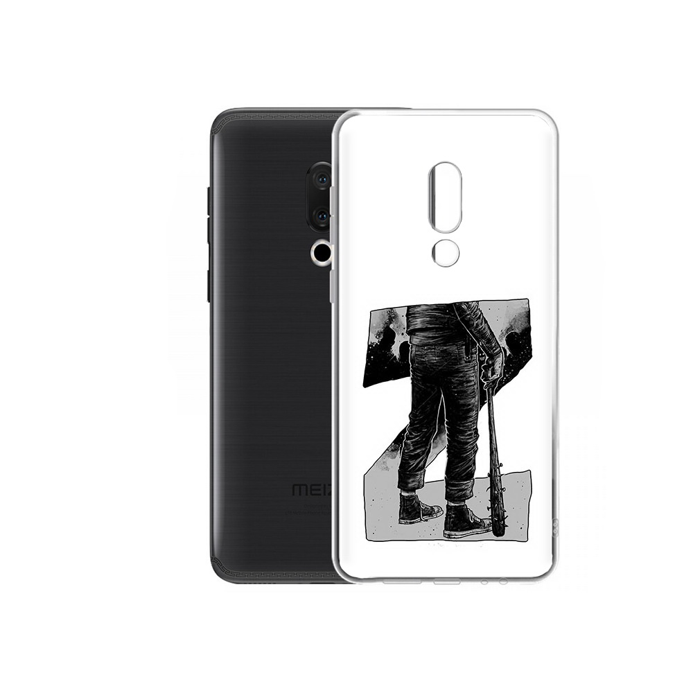 

Чехол MyPads Tocco для Meizu M15 Plus воин черно белый, Tocco
