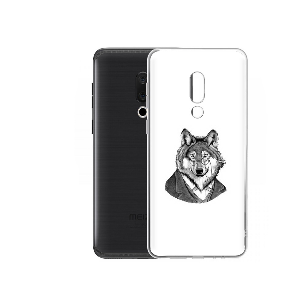 

Чехол MyPads Tocco для Meizu M15 Plus волк в пиджаке, Прозрачный, Tocco