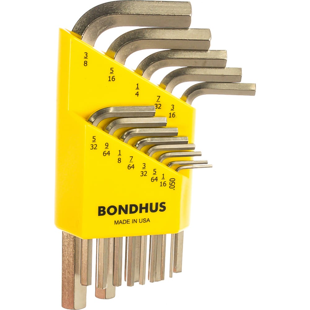 

Набор из 13 дюймовых хромированных ключей BONDHUS S .050-3/8" 16237