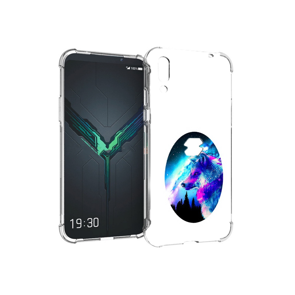 

Чехол MyPads Tocco для Xiaomi Black Shark 2 голубой волк (PT144492.263.293), Прозрачный, Tocco